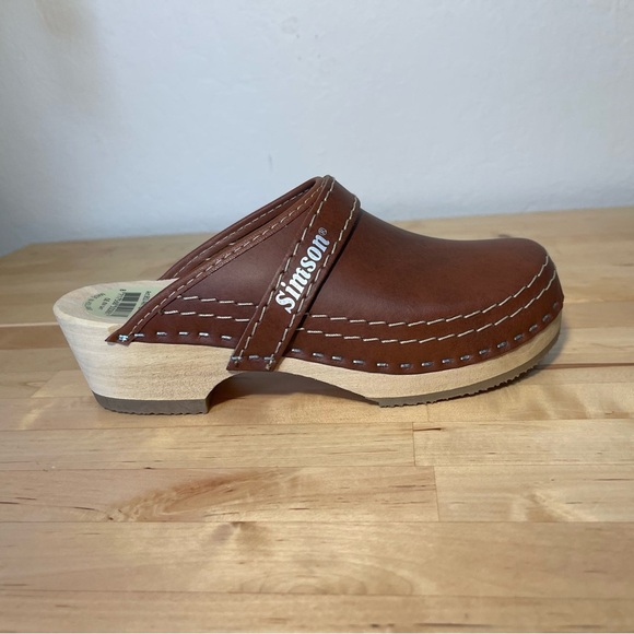 De Simson clogs Wood and leather made in Holland - Picture 1 of 10